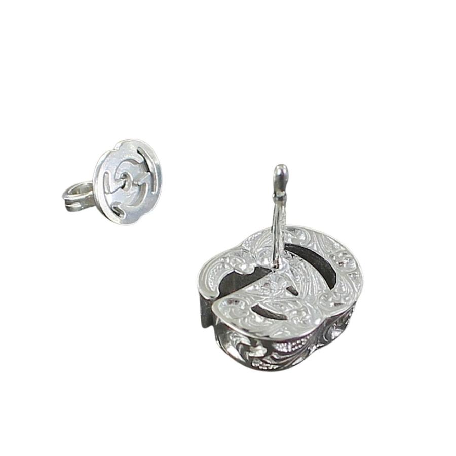 GUCCI（グッチ） ピアス 片耳 インターロッキングG シルバー