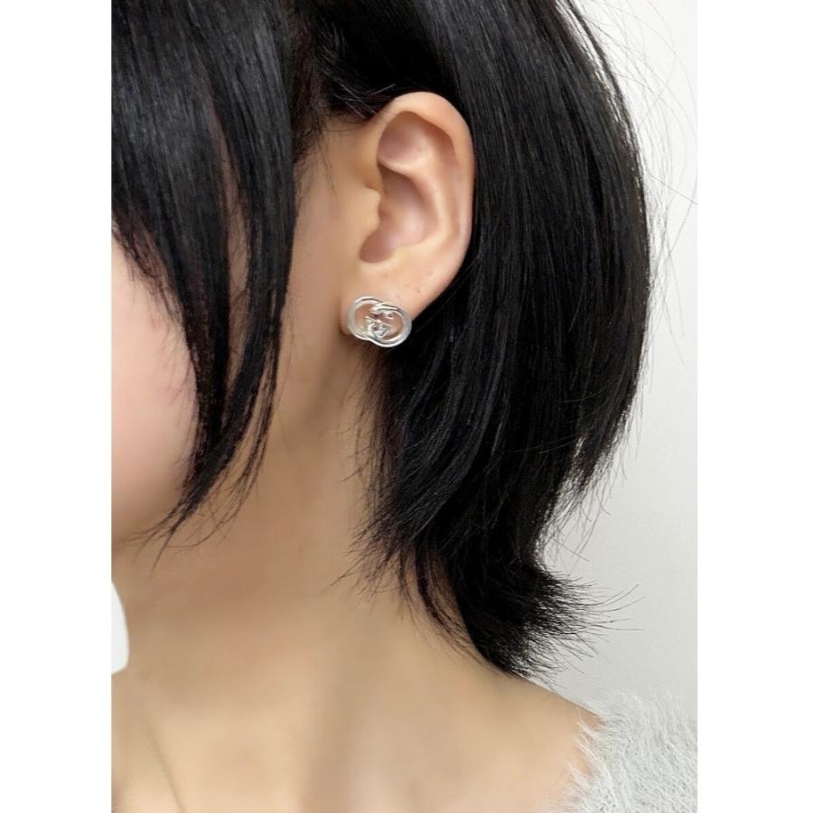 Gucci シルバー スタッドピアス GUCCI（グッチ） ピアス スタッズ レディース メンズ ユニセックス