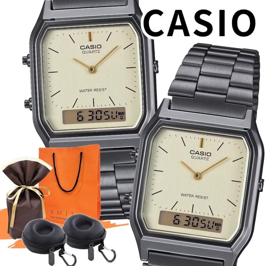 スタンダード（CASIO） ラッピング済 ギフトセット ペアウォッチ