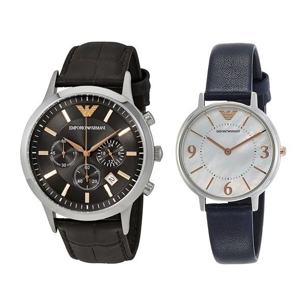 ブランド品 エンポリオアルマーニ ペアウォッチ レナート カッパ 44mm 32mm ブラウン ネイビー レザー Ar2513ar2509 腕時計 クリスマス プレゼント 激安ベストセラー商品 Bitcoinbro 4mybooking Com