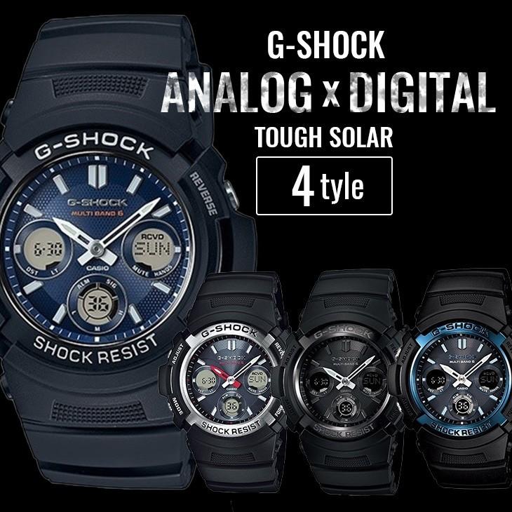 選べる４モデル BOX訳あり CASIO G-SHOCK 電波 タフソーラー カシオ Ｇショック ジーショック コンパクト AWG-M100シリーズ 即納 腕時計 誕生日 プレゼント｜primewatch