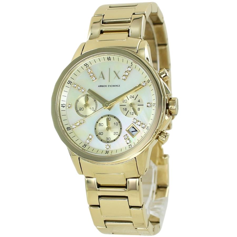 最適な価格 アルマーニエクスチェンジ レディース クロノグラフ 36mm シェル文字盤 ゴールド ステンレス Ax4327 腕時計 内祝い Www Kslcity Com My