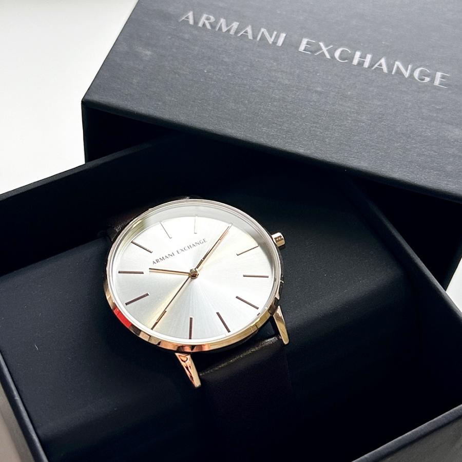 ARMANI EXCHANGE 腕時計 手表 レディース 革ベルト 時計 アルマーニ  