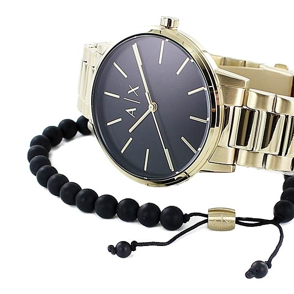 お洒落無限大 アルマーニエクスチェンジ Ax 腕時計 ブレスレット ギフトセット メンズ 贈り物 ゴールド 超特価激安 Www Yalaphone Com