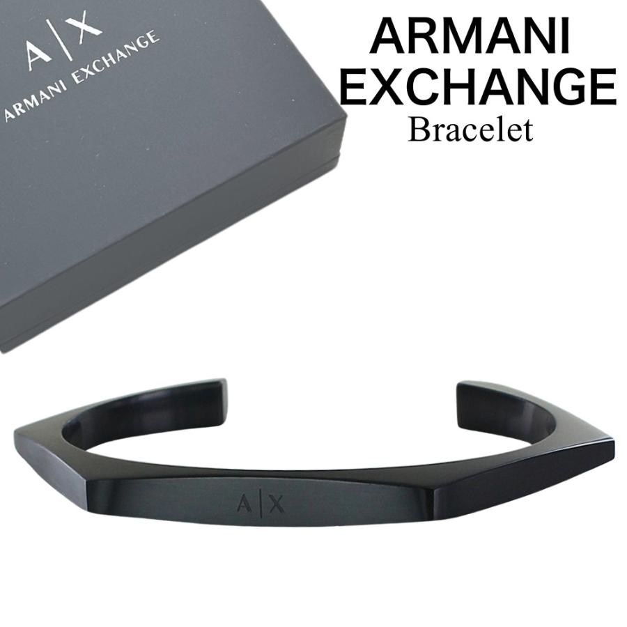 ARMANI EXCHANGE アルマーニエクスチェンジ バングル メンズ ブラック 