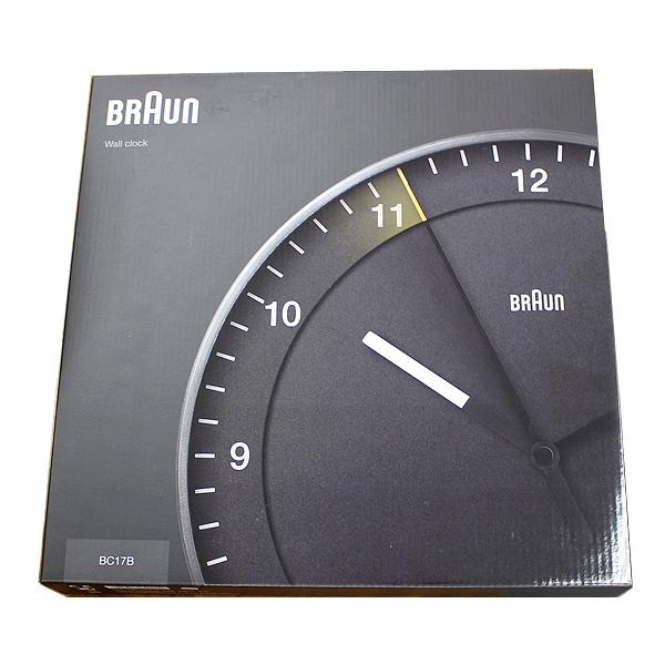 BRAUN（ブラウン） 壁掛け 掛け時計 アナログ ウォールクロック