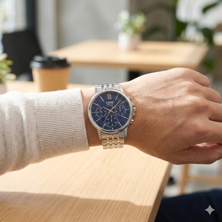 CASIO（カシオ） CASIO BESIDE メンズ 腕時計 サファイアガラス メタル
