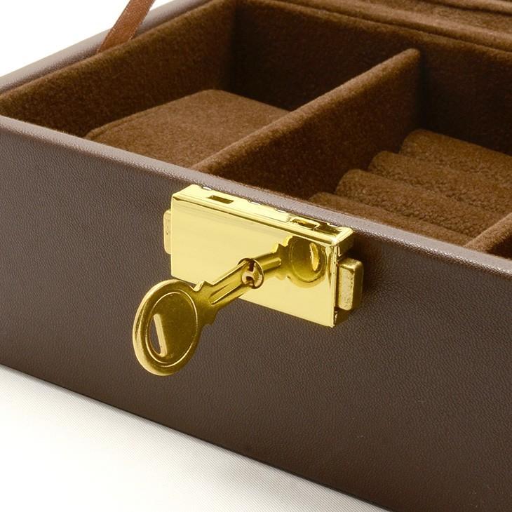 特典付き ペアウォッチ ペアボックス コレクションBOX アクセサリーケース リング 収納 ブラウン 誕生日  爆買 成人 卒業 入学 |  | 03