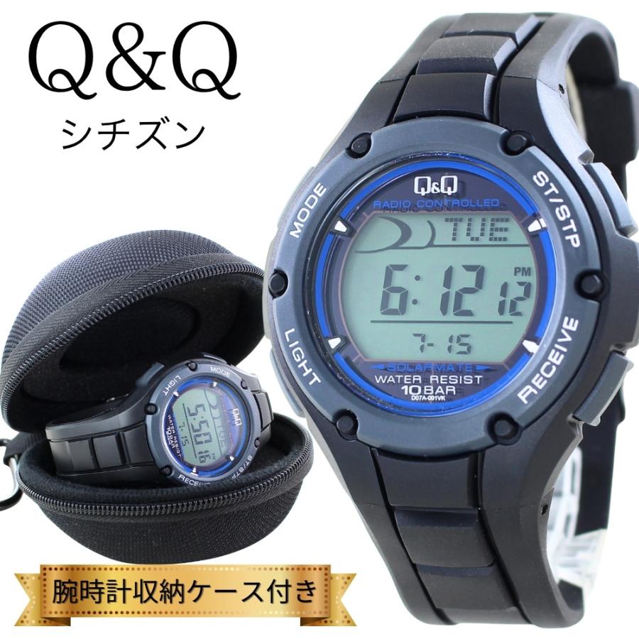 CITIZEN シチズン デジタルウォッチ 40-1078 稼動品 CITIZEN（シチズン） Q&Q 腕時計 メンズ 電波ソーラー デジタル 10気圧