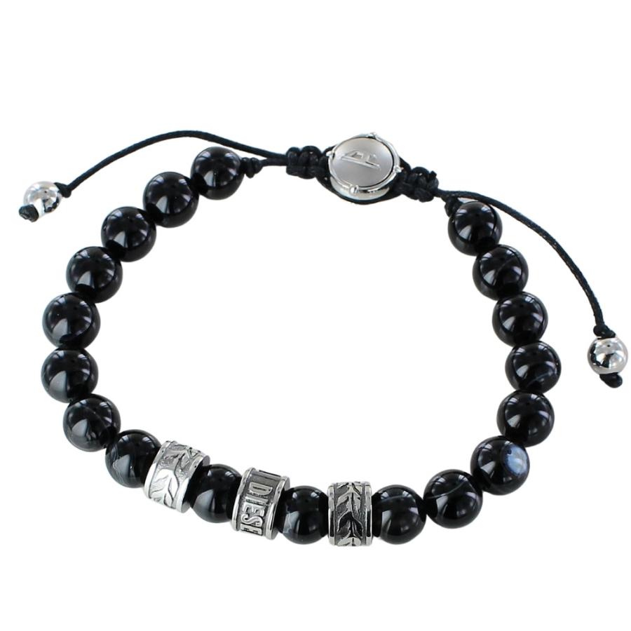 DIESEL（ディーゼル） メンズ アクセサリー ブレスレット ブラック