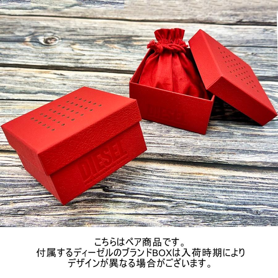 dieselネックレス箱付き DIESEL（ディーゼル） ラッピング済 ギフトセット ペアネックレス