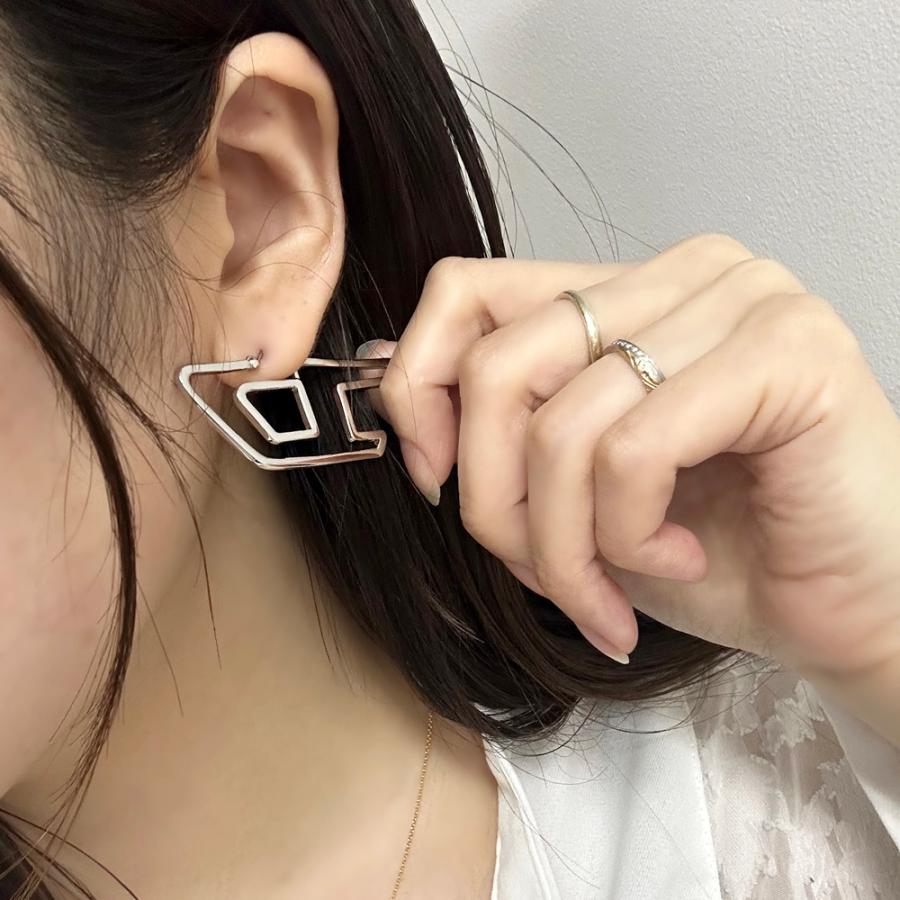 DIESEL 男性 プレゼント 大きい 大きめ 両耳ピアス ステンレス DIESEL 男性 プレゼント 大きい 大きめ 両耳ピアス ステンレス