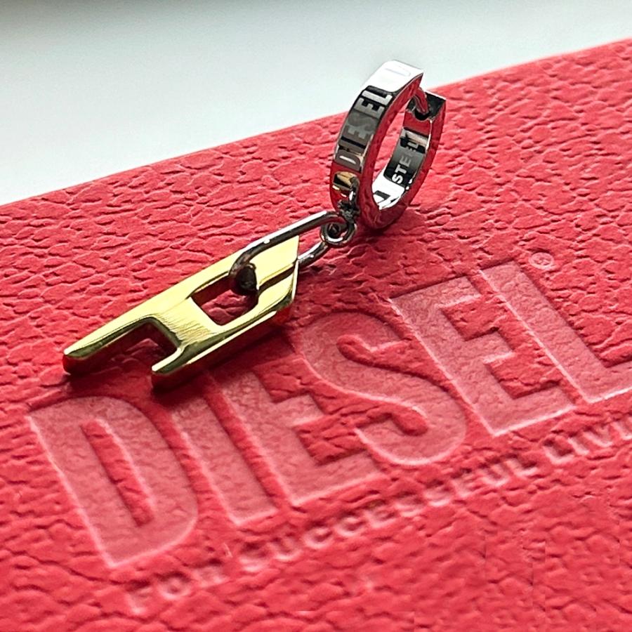 DIESEL ペアピアス シングルピアス 片耳ピアス 2個セット