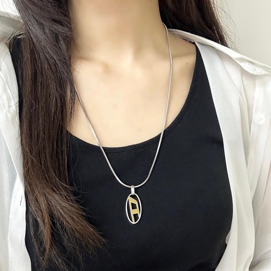 DIESEL（ディーゼル） ネックレス メンズ レディース ステンレス ロゴ