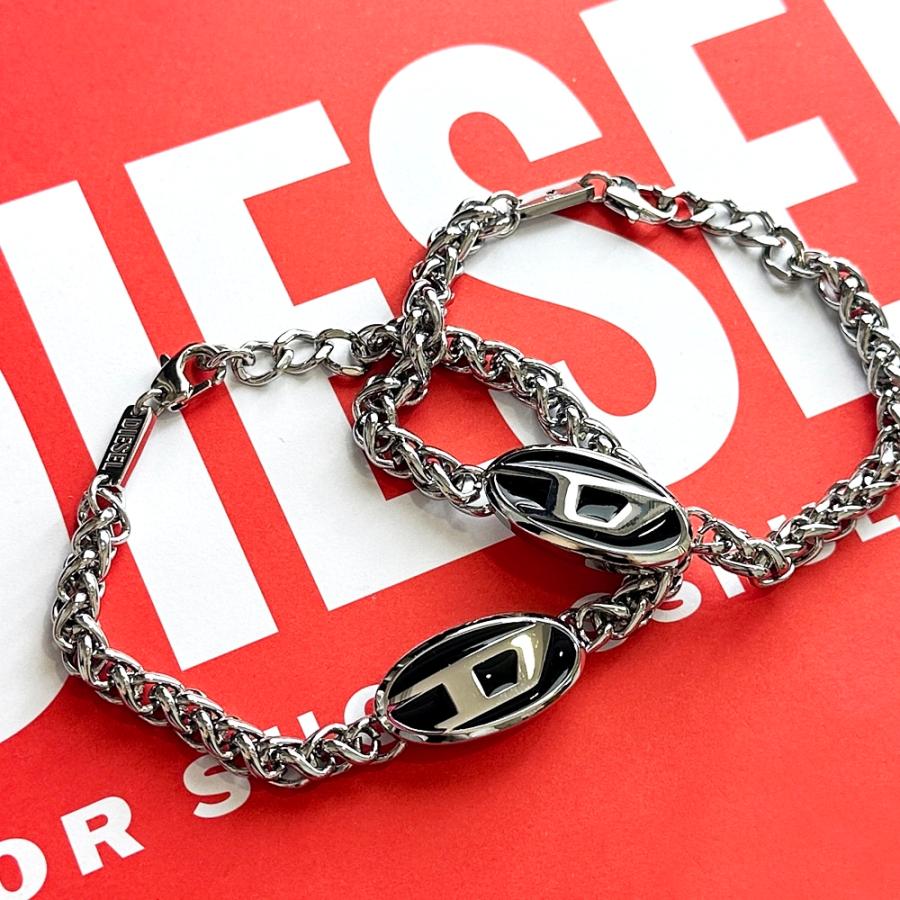DIESEL ディーゼル ペアブレスレット チェーンブレスレット DIESEL ディーゼル ペアブレスレット チェーンブレスレット