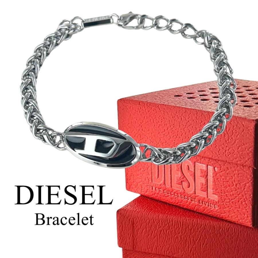 DIESEL ブレスレット メンズ レディース ステンレス ディーゼル