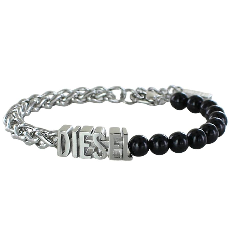 DIESEL（ディーゼル） ブレスレット ビーズ ステンレス メンズ