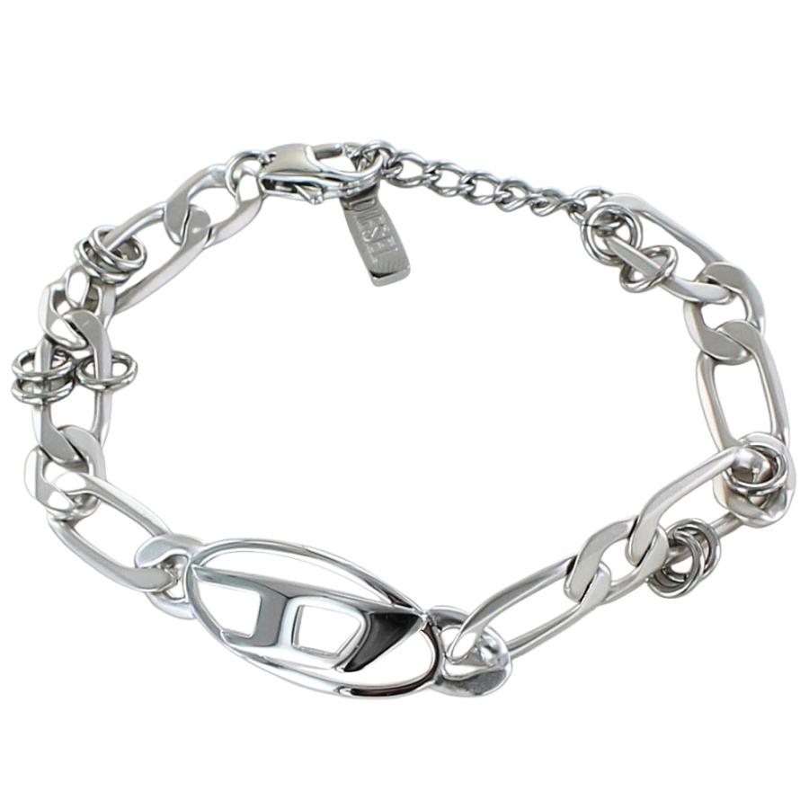 DIESEL（ディーゼル） ペアブレスレット シルバー チェーン
