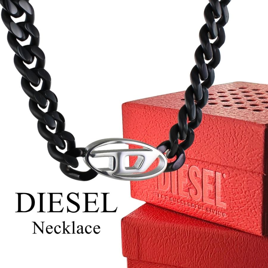 DIESEL ブラック チェーンネックレス　DX1610 DX1610931 ネックレス｜ブラック｜ウィメンズ｜DIESEL