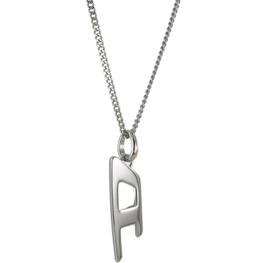 DIESEL（ディーゼル） ネックレス メンズ レディース Dロゴ シルバー
