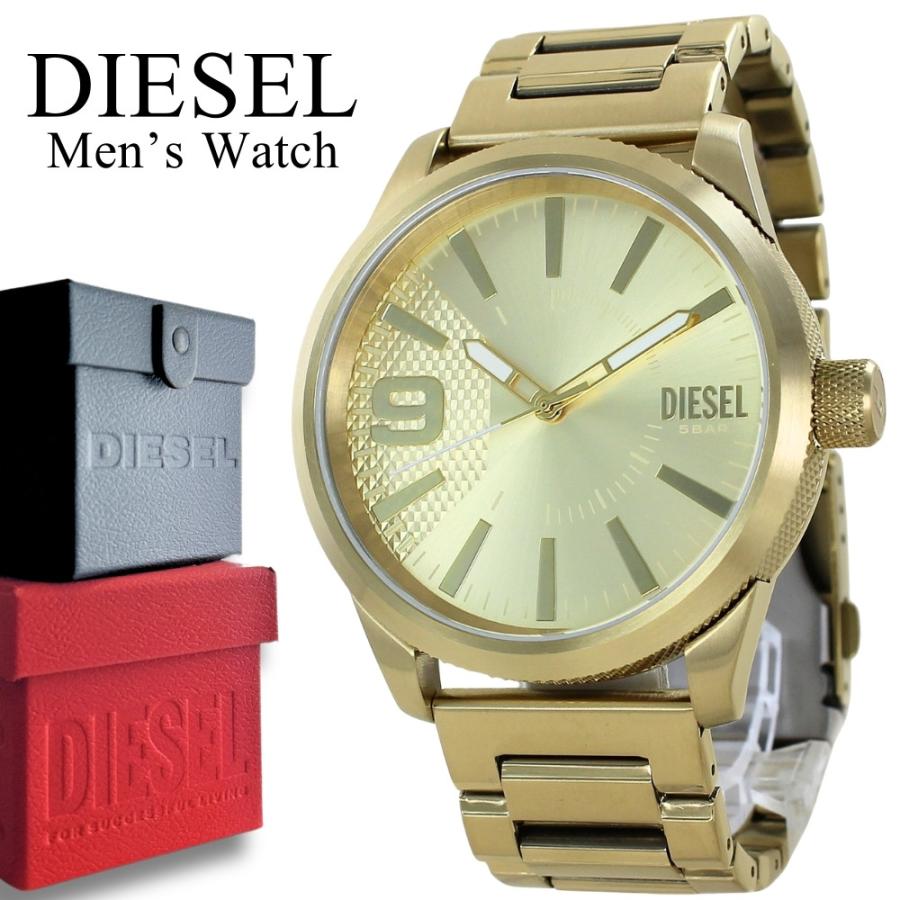 DIESEL（ディーゼル） 腕時計 メンズ ビックケース ゴールド
