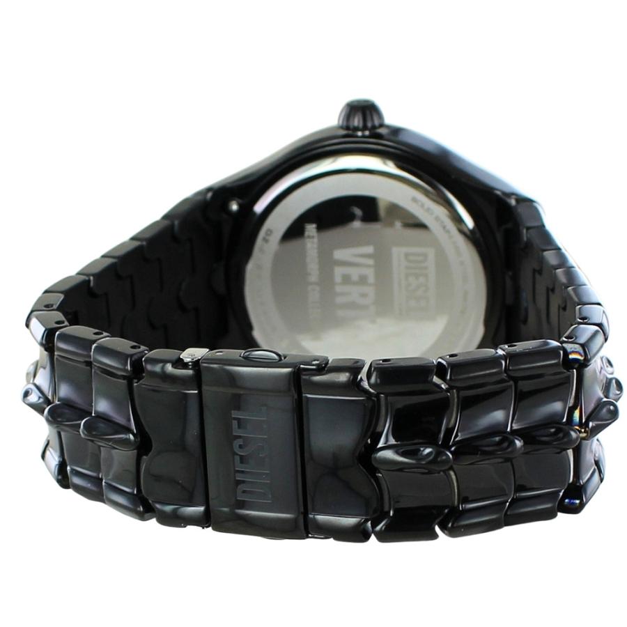 DIESEL ディーゼル 腕時計 メンズ ブラック ステンレス おしゃれ