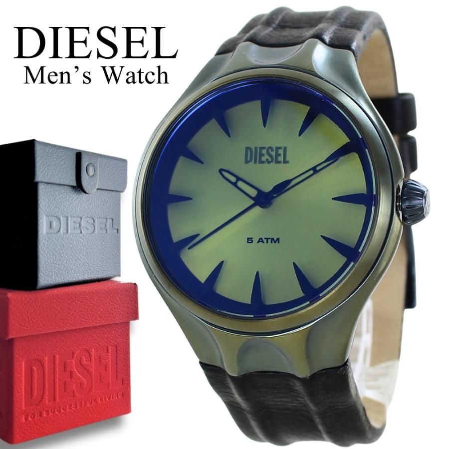 DIESEL（ディーゼル） 腕時計 メンズ おしゃれ 個性派 レザー ブランド