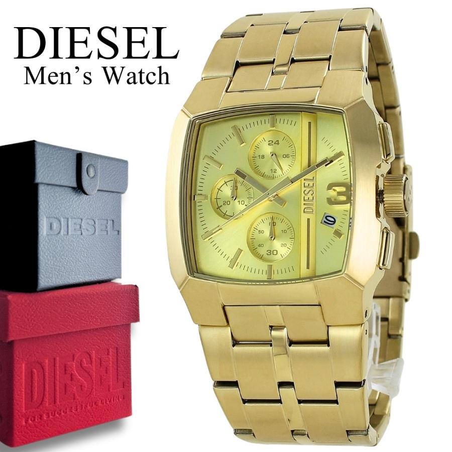 DIESEL ゴールド クロノグラフ 時計 DIESEL ディーゼル 時計 ゴールド 腕時計 クロノグラフ