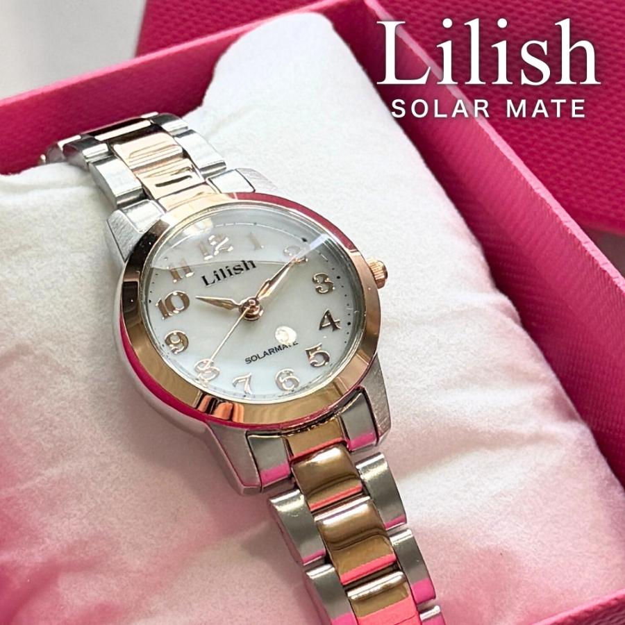 時計ジャーナルスタンダード購入 リリッシュの腕時計 LILISH ゴールド 国内正規品 Lilish リリッシュ ソーラー腕時計 レディース ソーラー