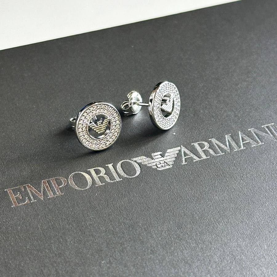 EMPORIO ARMANI ピアス シルバー925 メンズ レディース エンポリオ