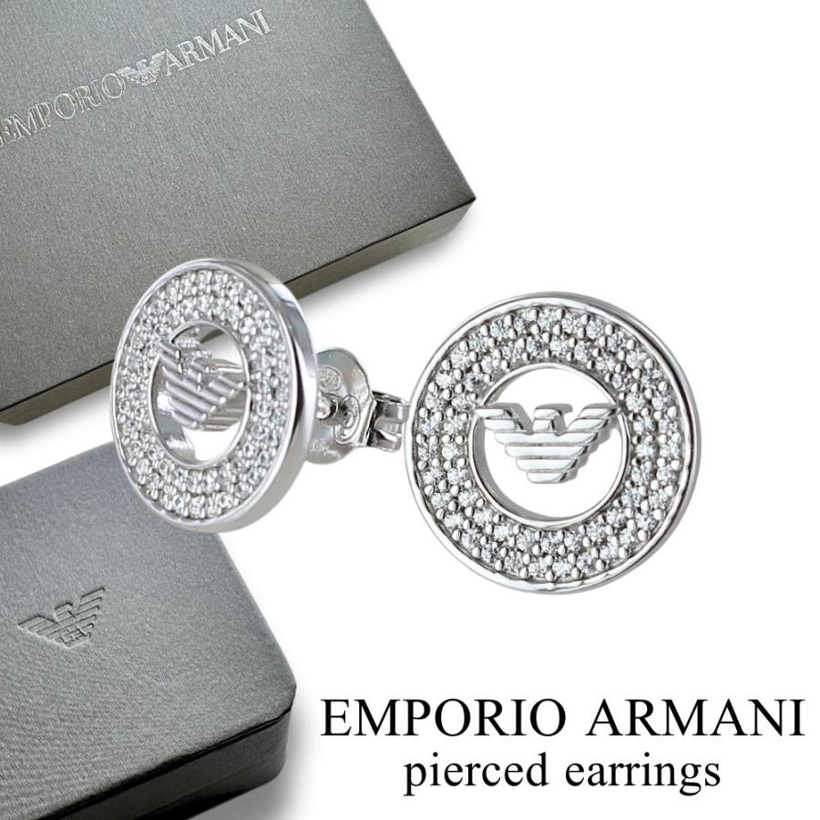 EMPORIO ARMANI ピアス シルバー925 メンズ レディース エンポリオ