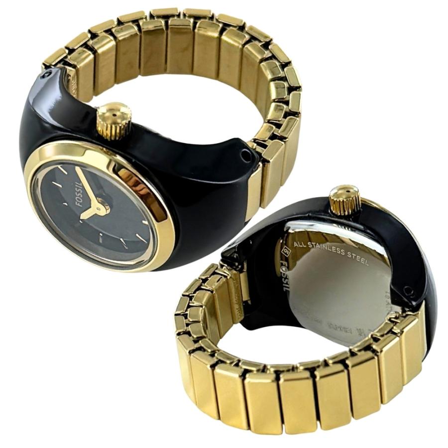 フォッシル リングウォッチ レディース おしゃれ かわいい 指時計 伸縮バンド  爆買 成人 卒業 入学 | FOSSIL | 04