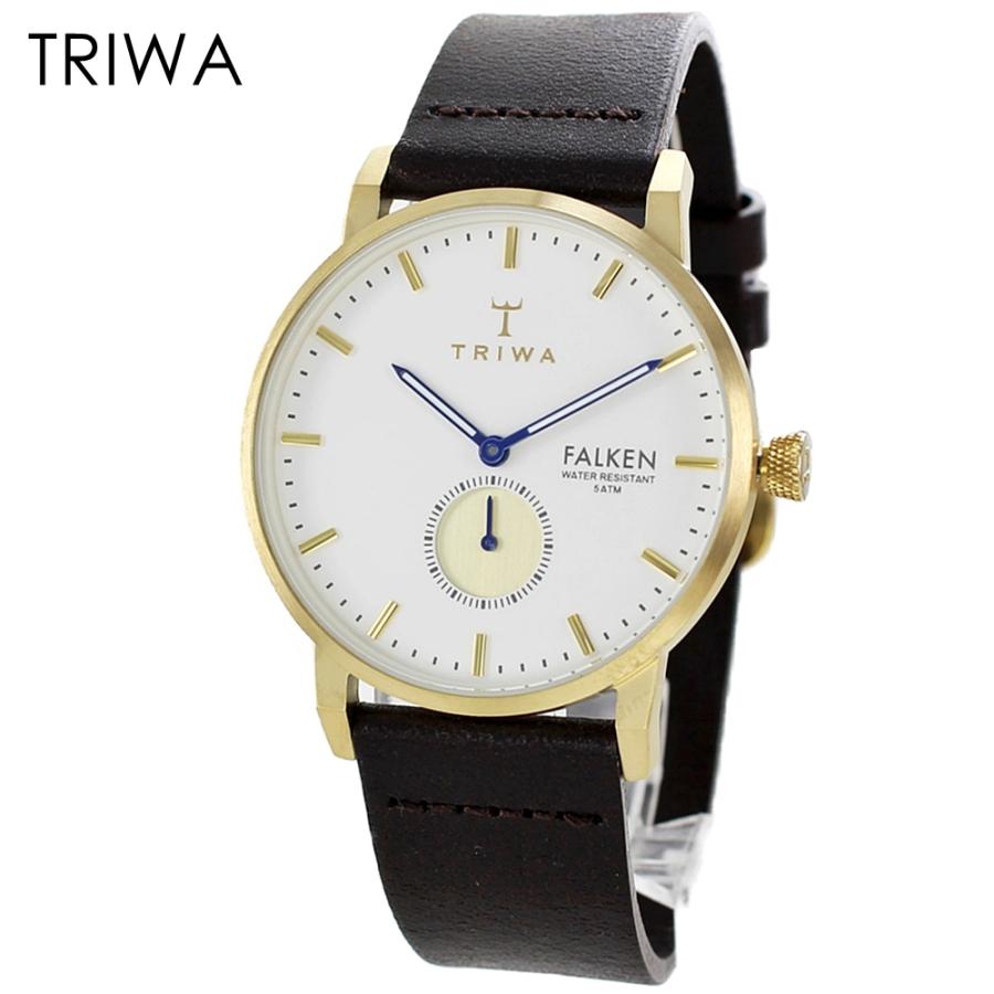 TRIWA（トリワ） ファルケン メンズ レディース ホワイト文字盤 レザー 