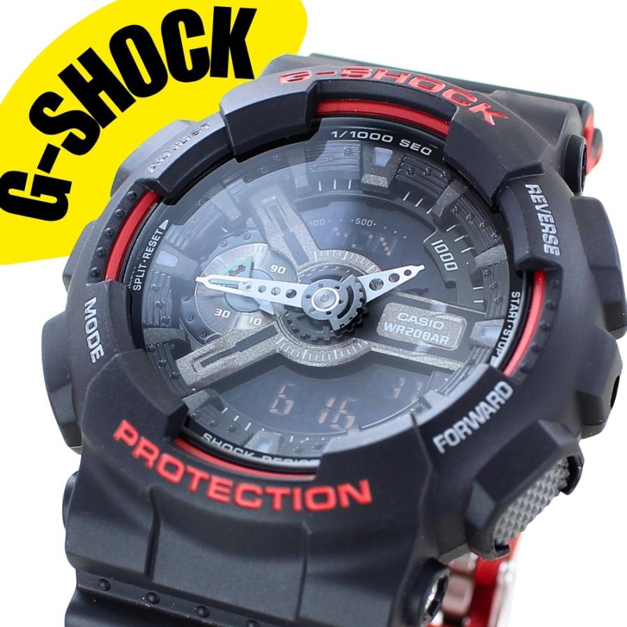 G-SHOCK Gショック ジーショック 即納 防水 黒 赤 ブラック×レッド