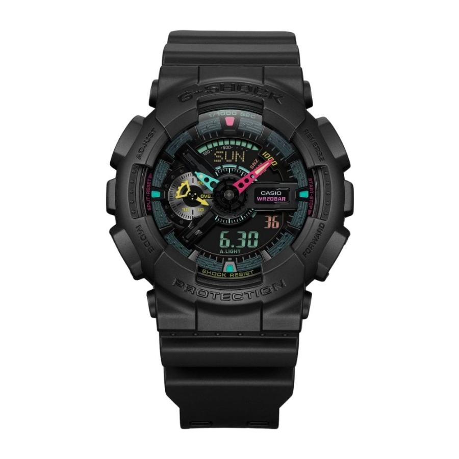 G-SHOCK カシオ 腕時計 アナデジ ブラック 20気圧防水 ビジネス