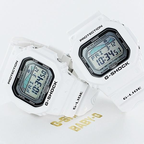 国内正規品 カシオ Gショック ペアウォッチ G-LIDE ホワイト 誕生日 ギフト 誕生日  爆買 成人 卒業 入学