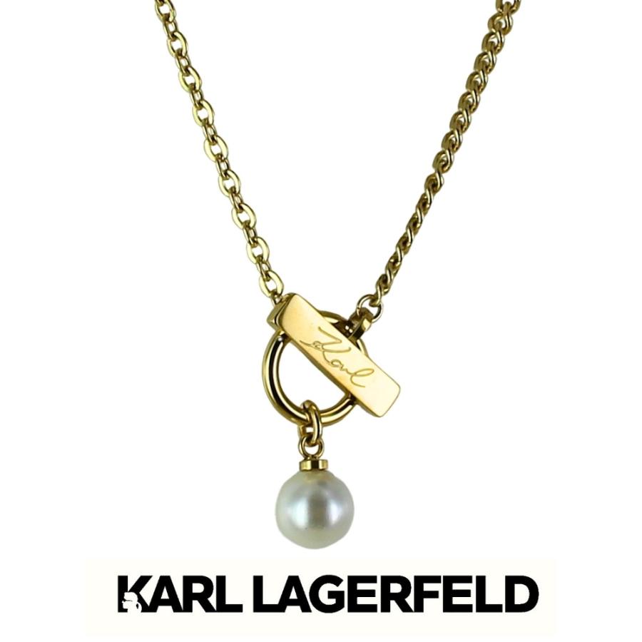 KARL LAGERFELD（カール・ラガーフェルド） 正規品 ネックレス パール