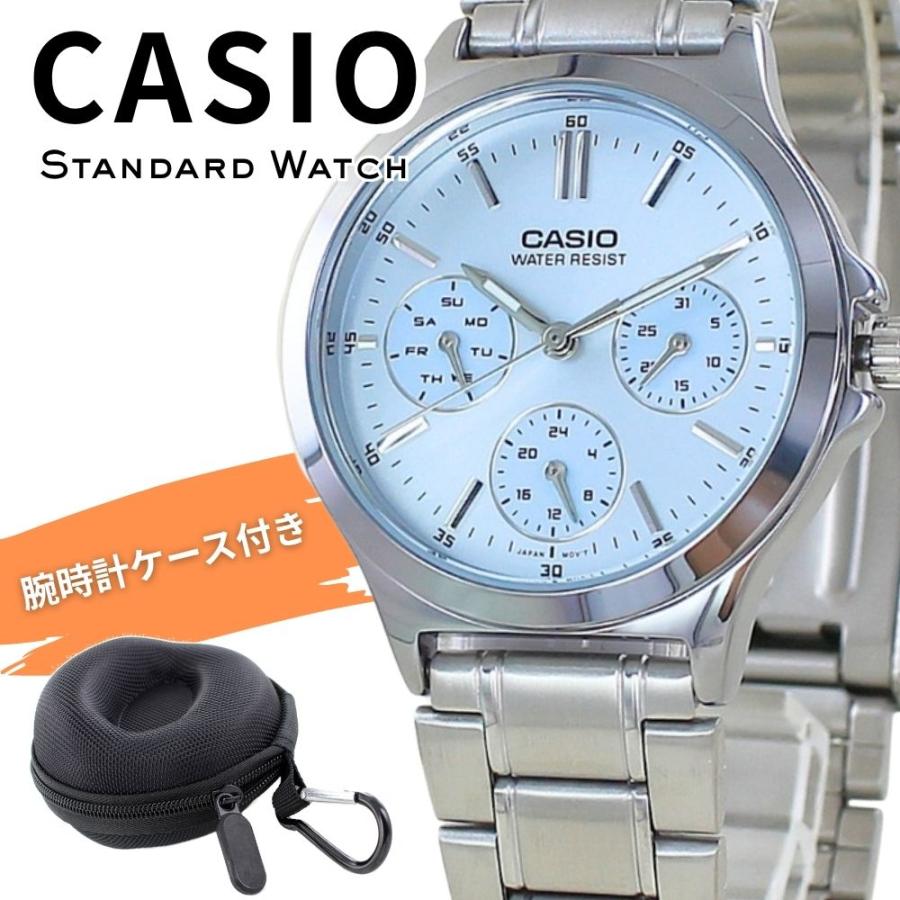 CASIO（カシオ） 腕時計 レディース 収納ケース付き チプカシ ブルー 
