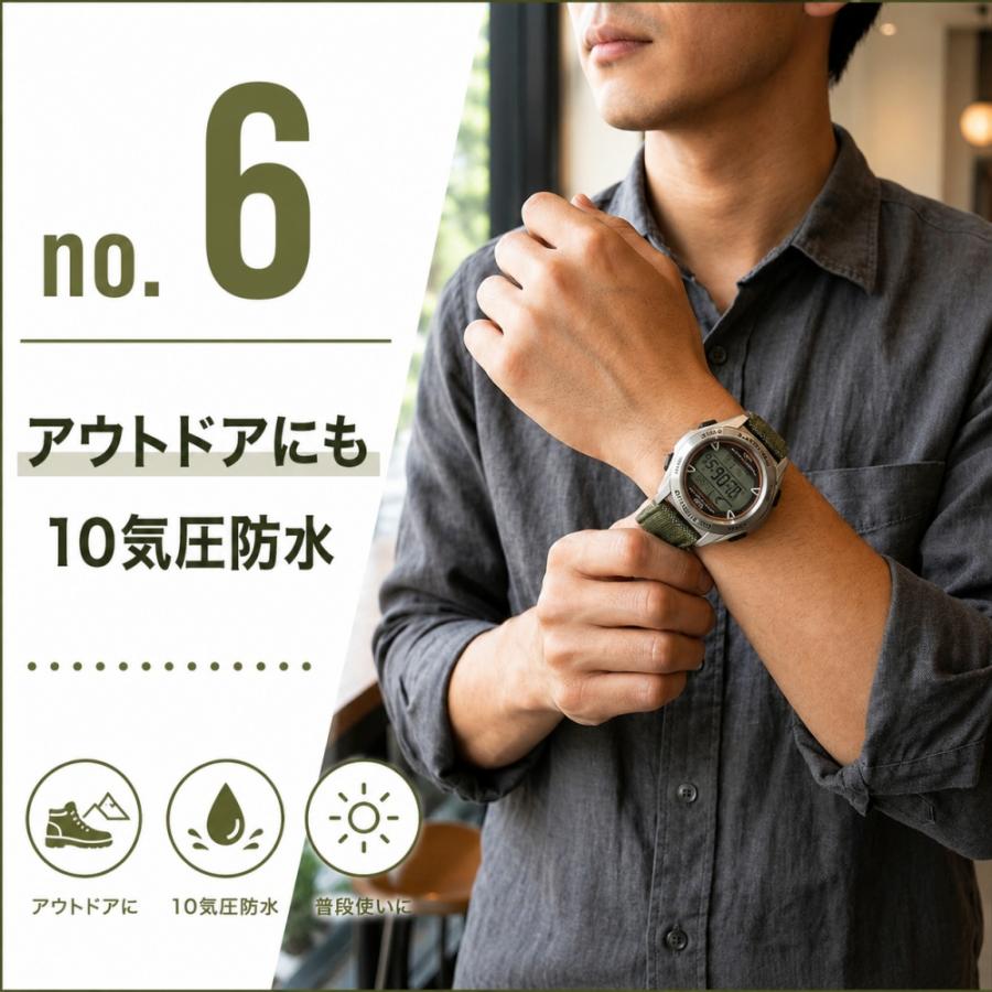 Q&Q 電波ソーラー シチズン 水に強い 素潜り 水泳 釣り 国内正規品