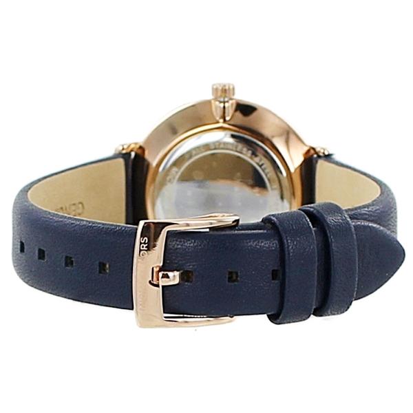 マイケルコース ギフト レディース シンプル ネイビーレザー 女性 贈り物 腕時計 手表  爆買 成人 卒業 入学 | MICHAEL KORS | 01