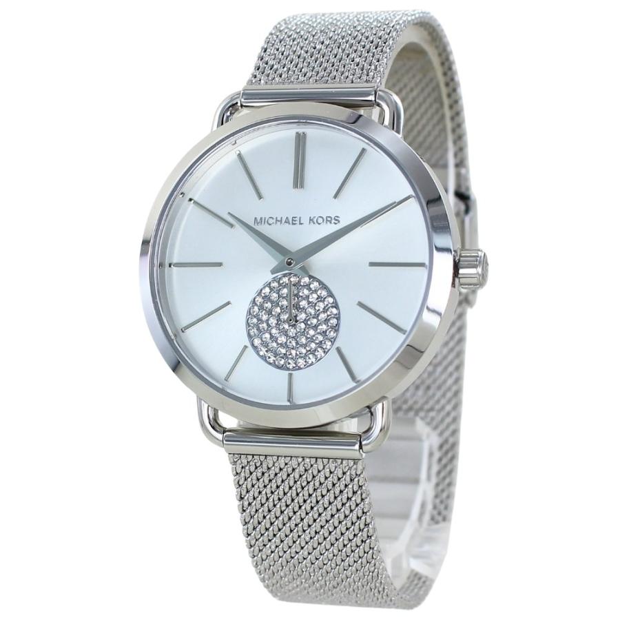 マイケルコース 腕時計 手表 レディース シルバー クリスタル おしゃれ メッシュベルト 女性用 とけい  爆買 成人 卒業 入学 | MICHAEL KORS