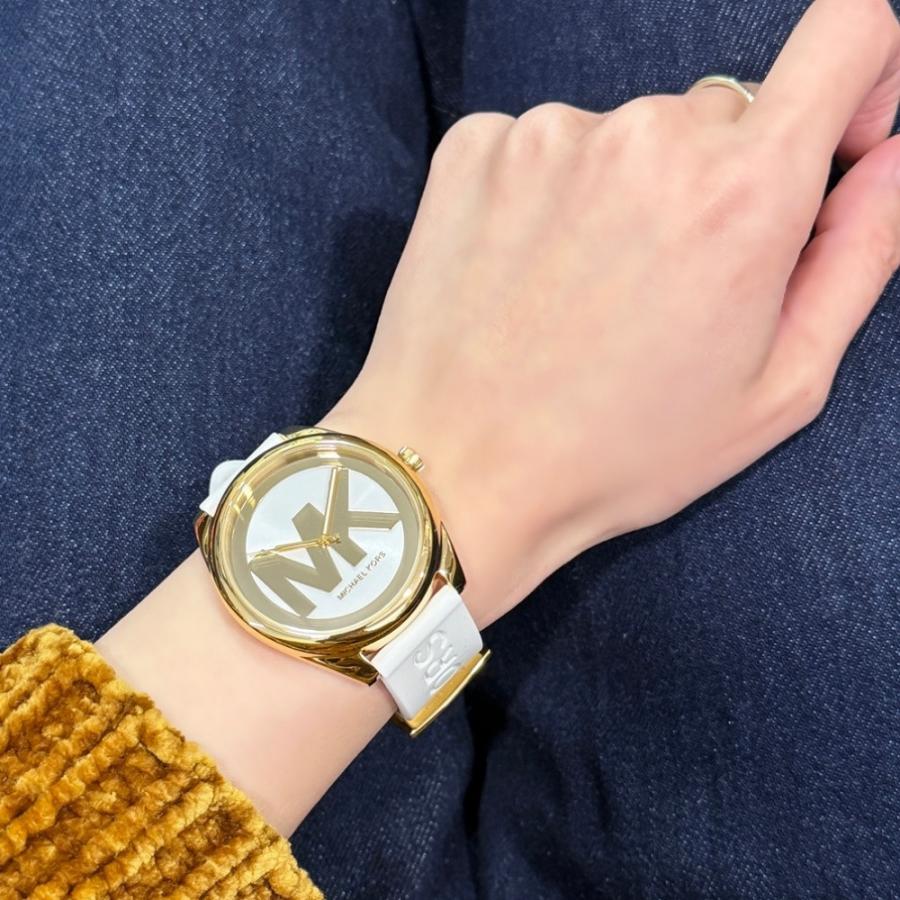 マイケルコース 腕時計 レディース 42mm シリコン ホワイト ブランドウォッチ ランキング お祝い 爆買 成人 卒業 入学 | MICHAEL KORS | 05