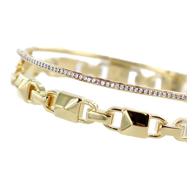 激安 Michael Kors マイケルコース ジュエリー レディース ブレスレット ゴールド マイケルコース バングル Kors キュービックジルコニア ジュエリー 南京錠モチーフ Mkc1001an710 Asian Handmade House 0b10bf34 Studio J Co