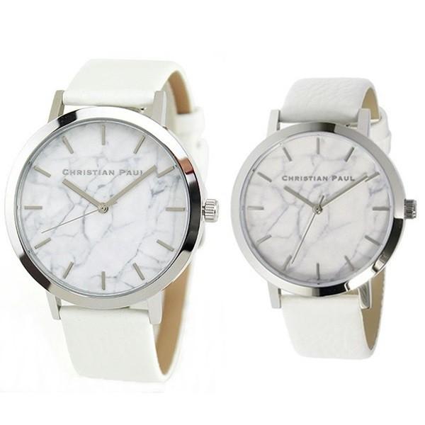 特典付き クリスチャンポール 時計 ペアウォッチ 43mm 35mm MR-08MRL-03 腕時計 手表 誕生日  爆買 成人 卒業 入学