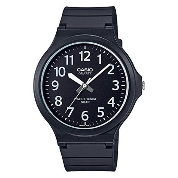 レビュー高評価の商品！ 日本限定 国内正規品 CASIO カシオ メンズ レディース チープカシオ チプカシ レトロ シンプル アナログ 黒 ブラック 白 MW-240-1BJH 腕時計