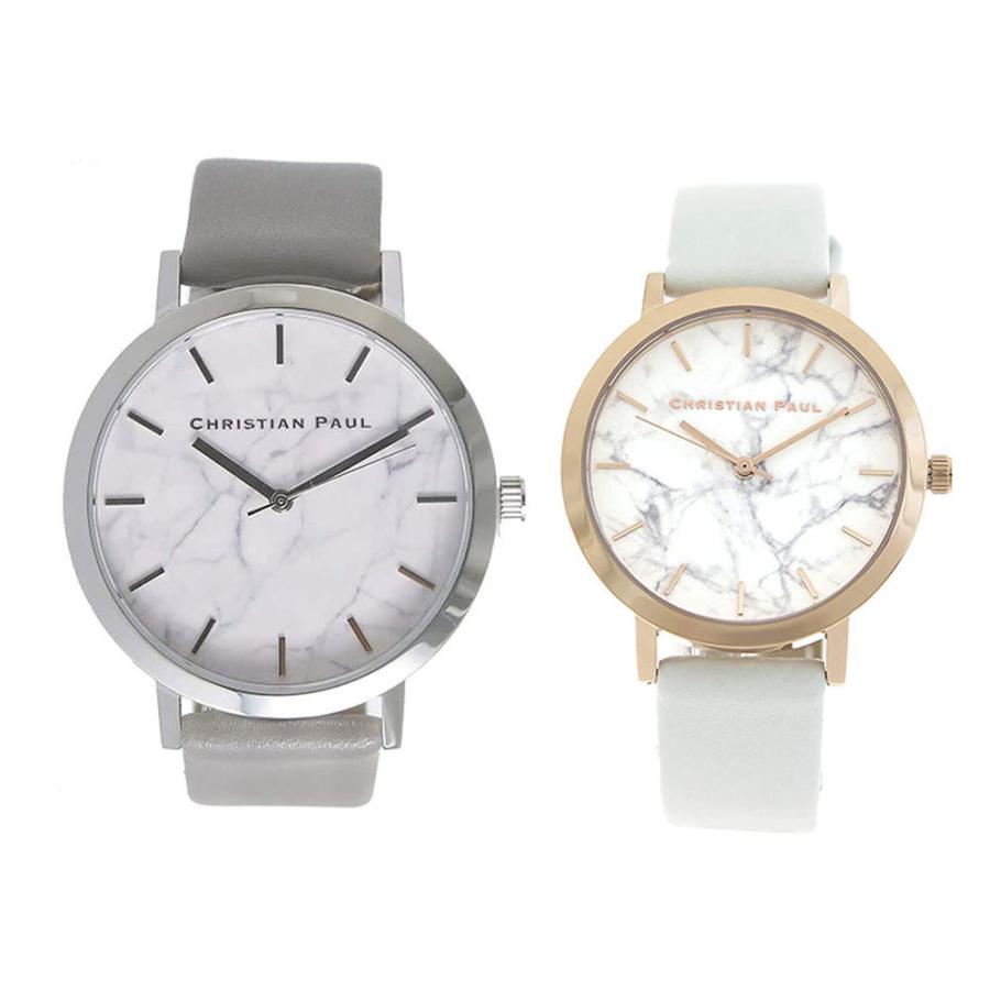 誕生日 ペアウォッチ 彼氏 彼女 時計 クリスチャンポール レザー Christian Paul シンプル 彼氏 彼女 ペア ウォッチ 腕時計 手表