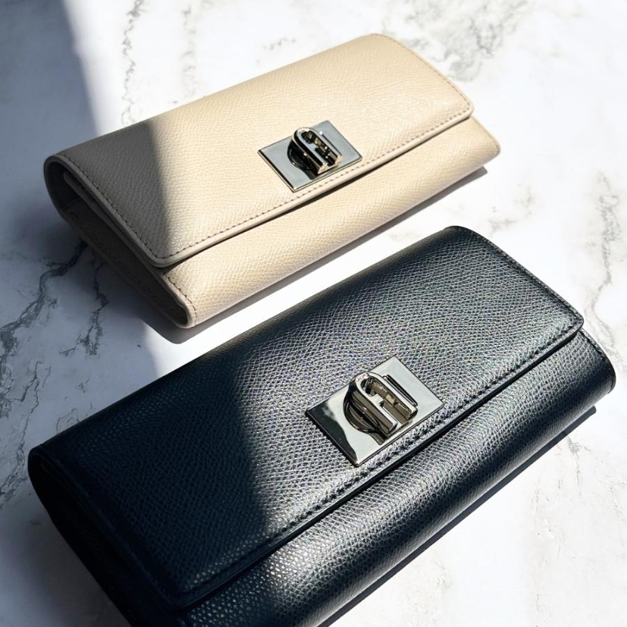 FURLA（フルラ） 長財布 レディース 財布 小銭入れ ベージュ ブラック