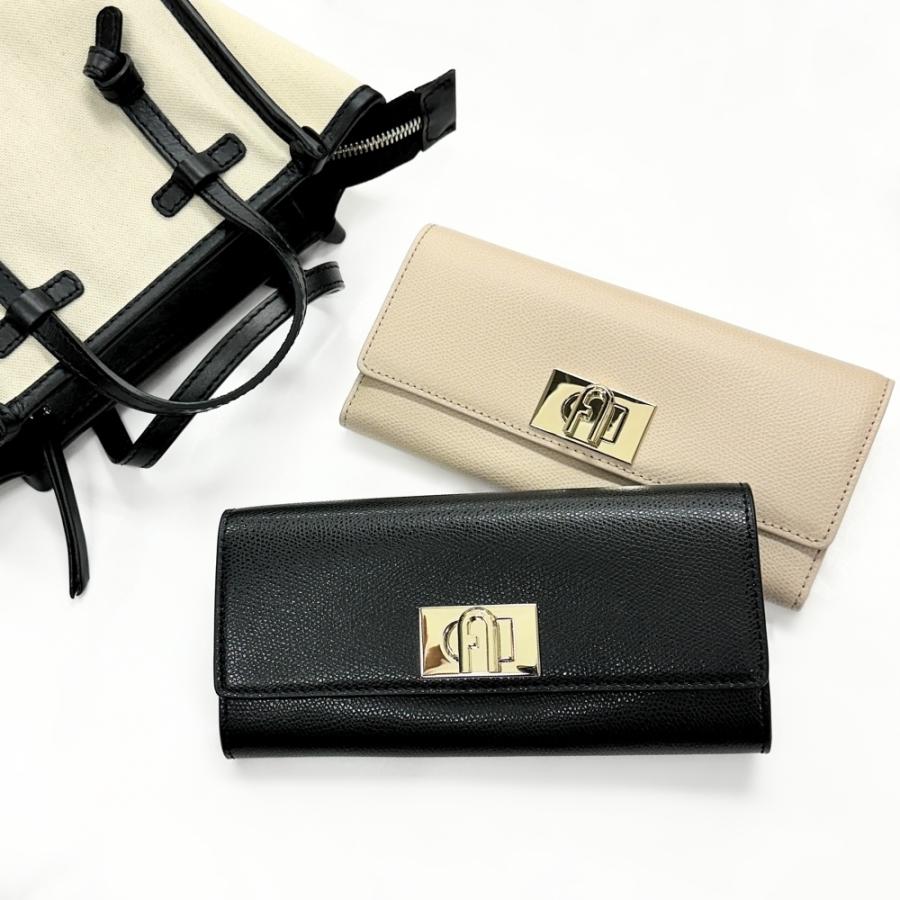 未使用 新品 FURLA フルラ 長財布 レディース FURLA（フルラ） 長財布 レディース 財布 小銭入れ ベージュ ブラック