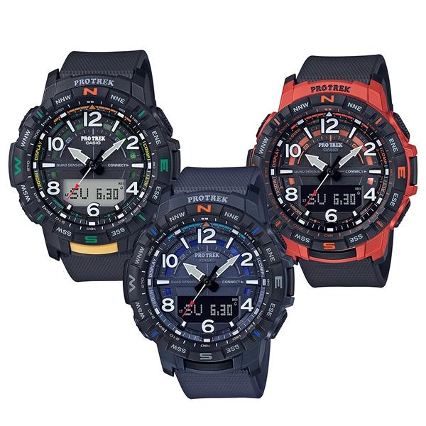 選べる3色 CASIO PRO TREK プロトレック メンズ モバイルリンク