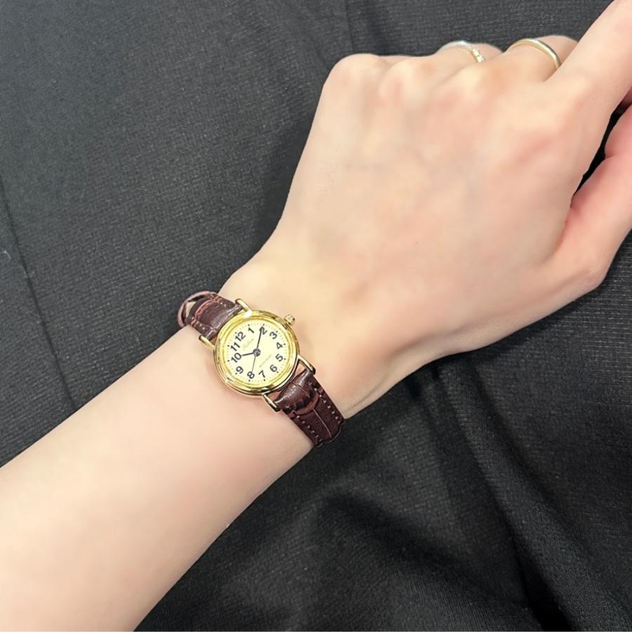CITIZEN（シチズン） Q&Q 腕時計 レディース ゴールド ブラウン